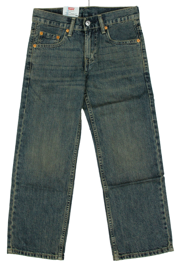 Levi's Youth Boys 550-3725 Relaxed Fit Regular Jeans Denim - Blue