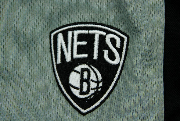 Zipway NBA Basketball Men's Brooklyn Nets Malone Shorts, Black & Grey