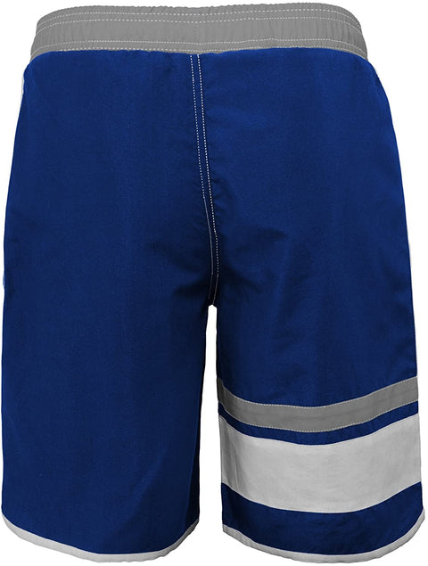 Outerstuff Vancouver Canucks NHL Boys Youth (8-20) Swim Shorts, Blue