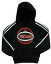 Adidas NBA Kids Portland Trail Blazers Pullover Hoodie Sweatshirt - Black
