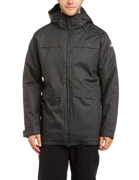 Helly Hansen Men's Arctic Chill Parka Coat Jacket - Brown & Ebony