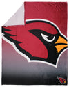 FOCO NFL Arizona Cardinals Gradient Micro Raschel Throw Blanket, 50 x 60