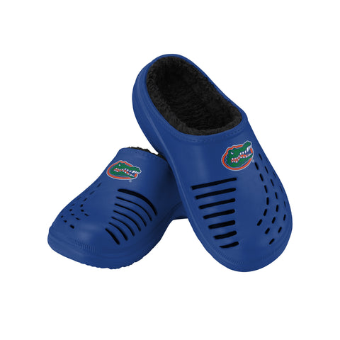FOCO NCAA Men's Florida Gators Sherpa Lined Big Logo Clogs