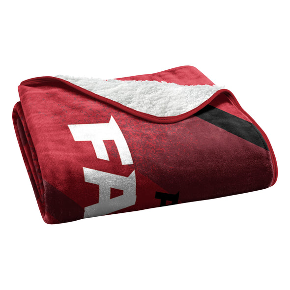 Northwest NFL Atlanta Falcons Silk Touch Sherpa Throw Blanket, 60"x80"