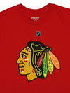 Reebok NHL Men's Chicago Blackhawks Trevor Van Riemsdyk #57 Player Tee, Red