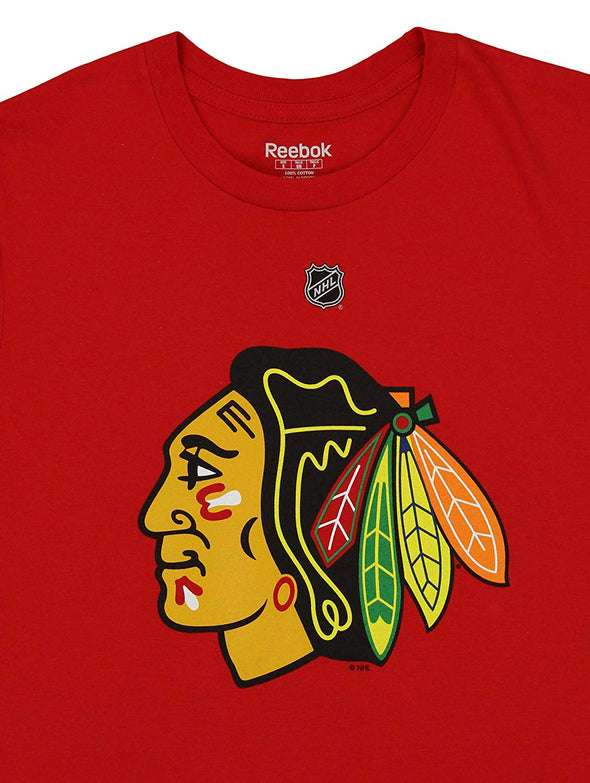 Reebok NHL Men's Chicago Blackhawks Trevor Van Riemsdyk #57 Player Tee, Red