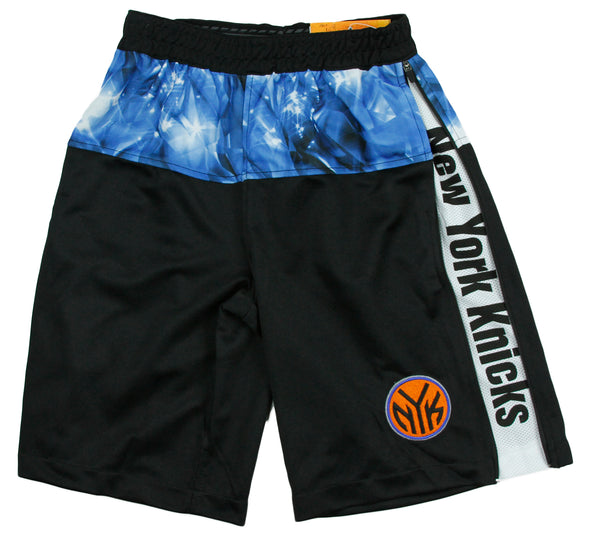 Zipway NBA Youth New York Knicks Brilliant Basketball Shorts - Black / Blue