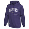 Outerstuff NFL Men's Baltimore Ravens Up Field Performance Fleece Hoodie