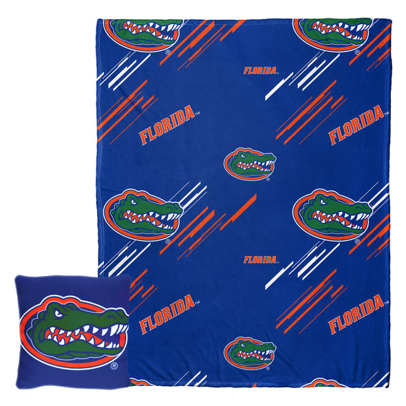 Northwest NCAA Florida Gators Pillow & Silk Touch Throw Blanket Set