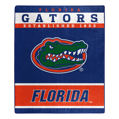 Northwest NCAA Florida Gators Raschel Throw Blanket