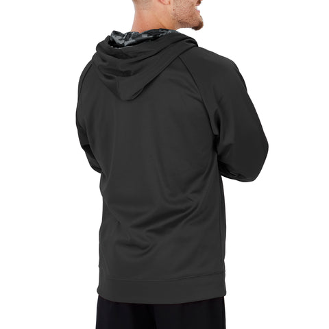 Zubaz Men's NFL Las Vegas Raiders Full Zip Camo Hoodie