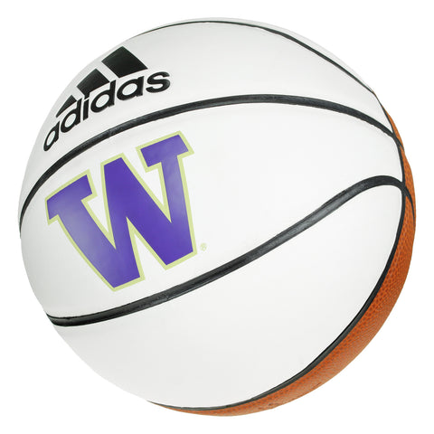 Adidas NCAA Washington Huskies Mini Autograph Basketball, Size 3