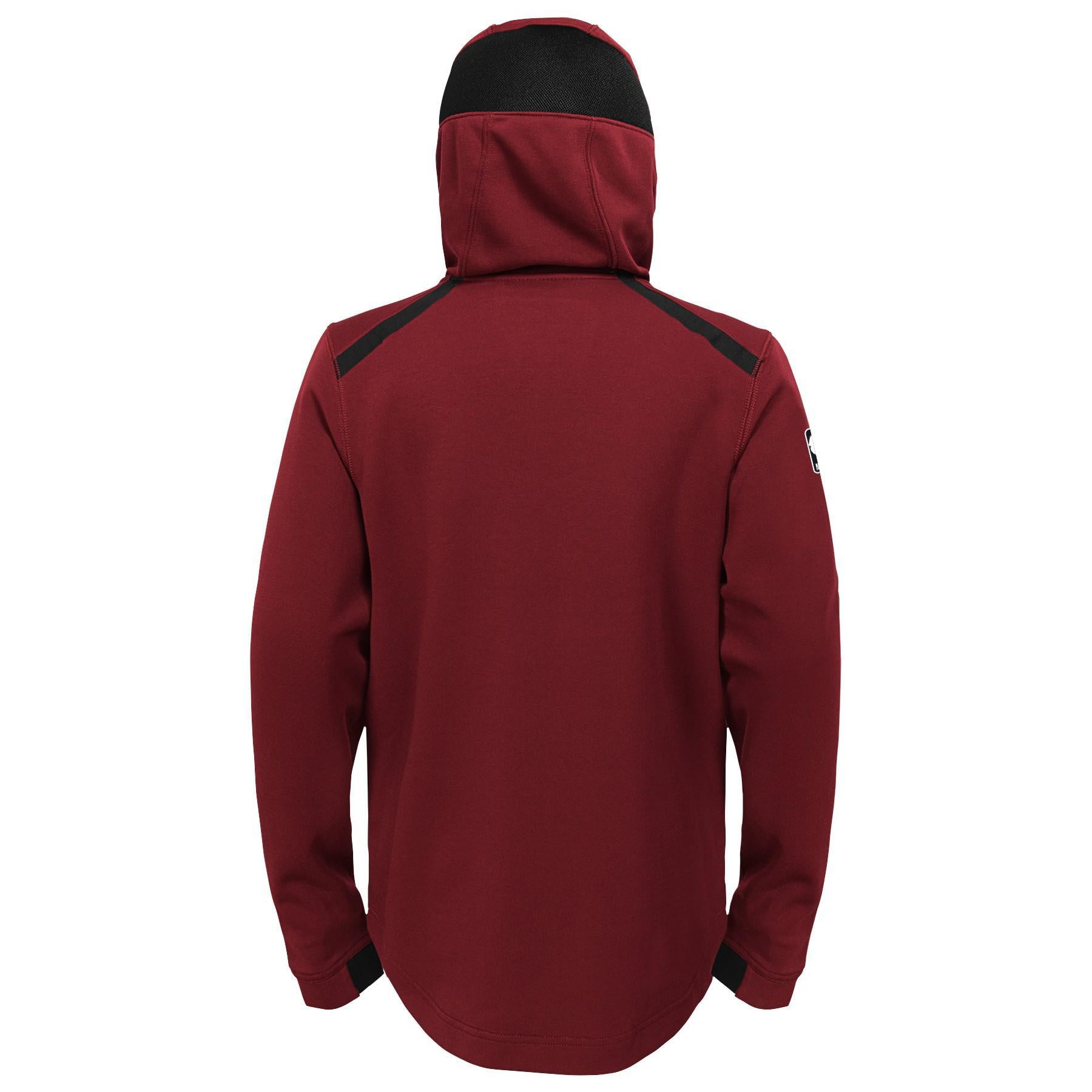 Outerstuff Youth Wine Cleveland Cavaliers Rim Shot Pullover Hoodie in Red