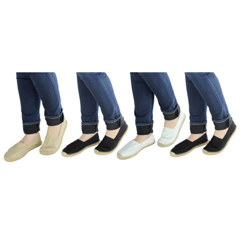 Cotheeka Natural Fiber Jute and Canvas Women's Espadrilles Flats - Color Options