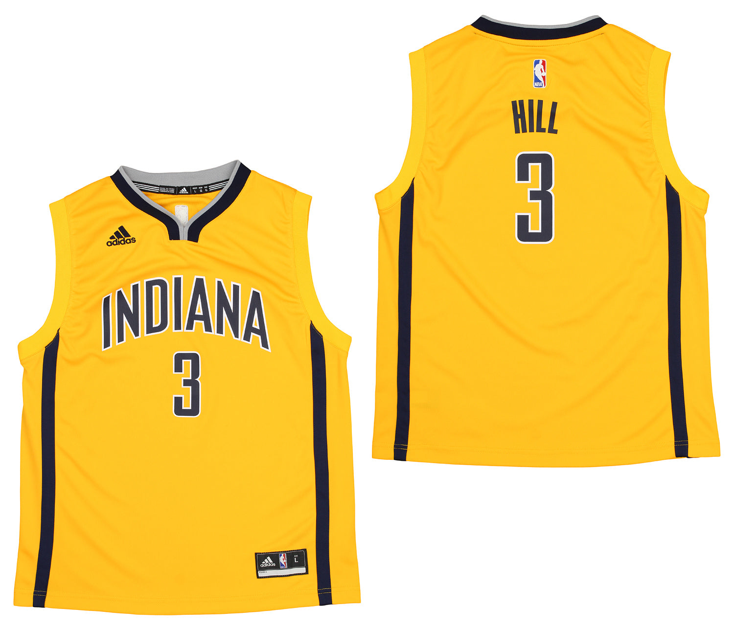 Adidas NBA Youth (8-20) Indiana Pacers George Hill #6 Replica Alternate Jersey