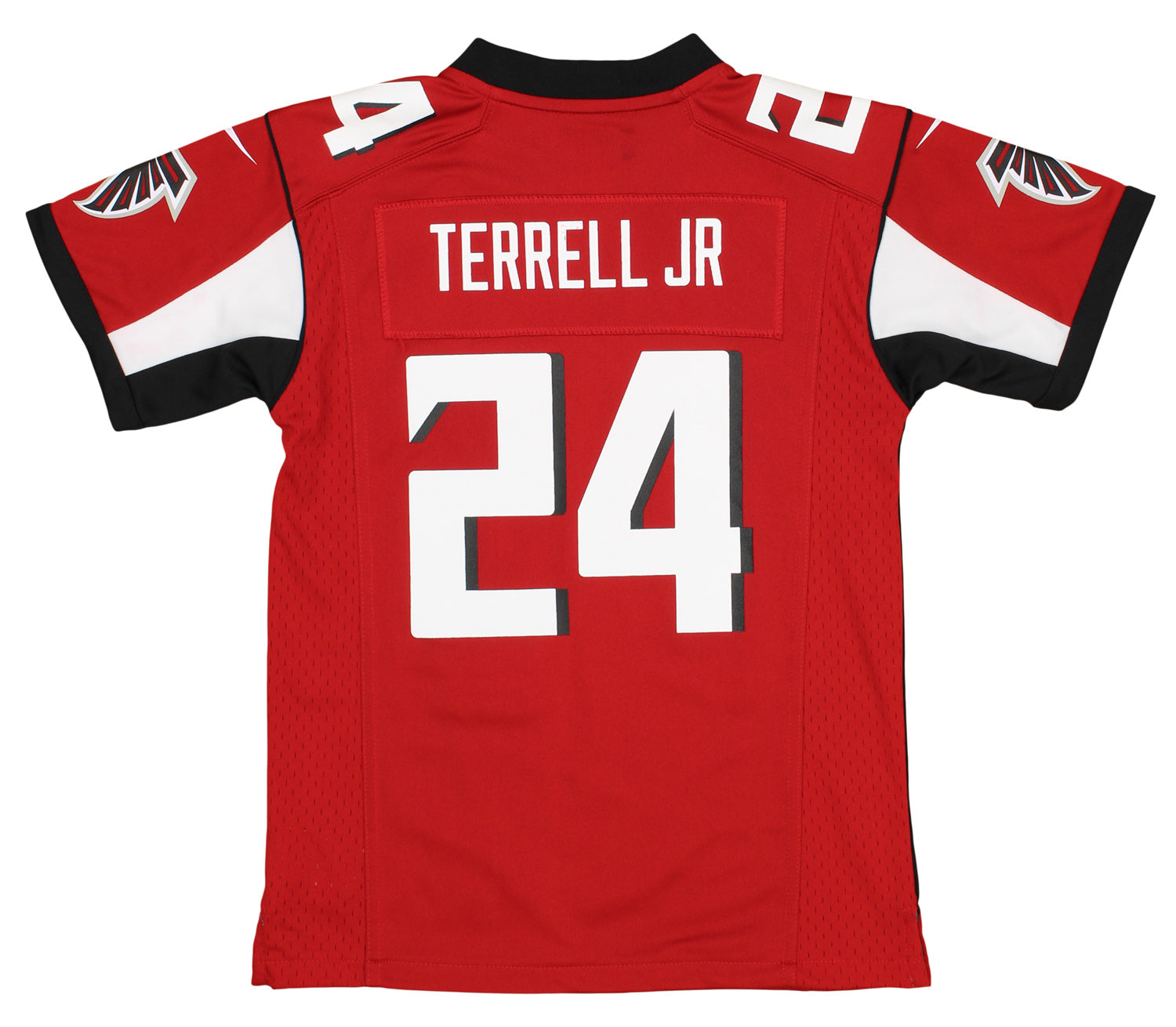 A.J. Terrell Atlanta Falcons Youth Red Name & Number Logo T-Shirt 