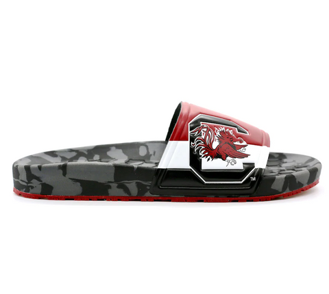 Hype Co College NCAA Unisex South Carolina Gamecocks Sandal Slides