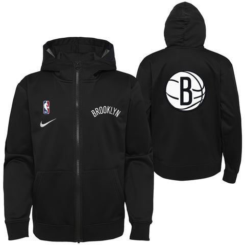 Nike NBA Youth (8-20) Brooklyn Nets Lightweight Hooded Full Zip Jacket