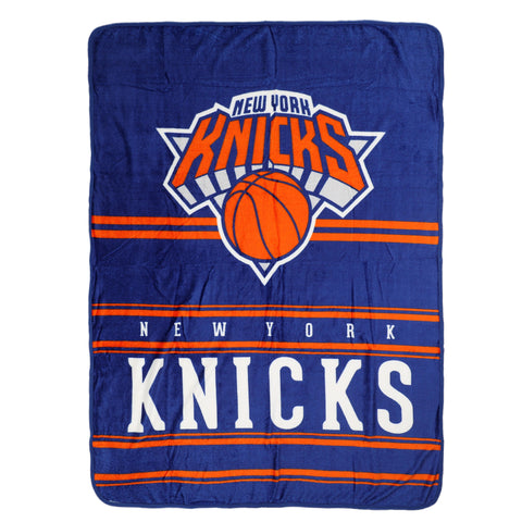 Northwest NBA New York Knicks Dual Vision Silk Touch Throw Blanket, 45inx60in