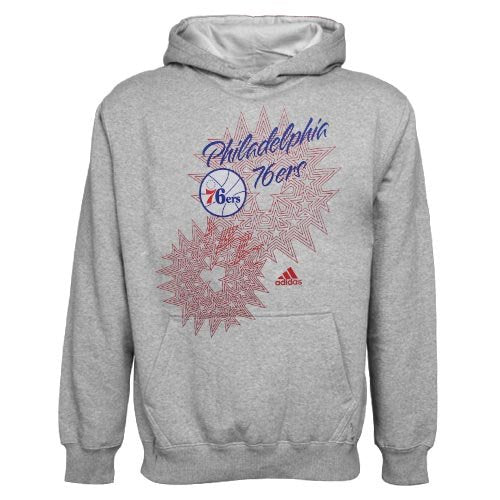 Adidas Philadelphia 76ers NBA Girls Popover Hoodie, Hooded Sweatshirt