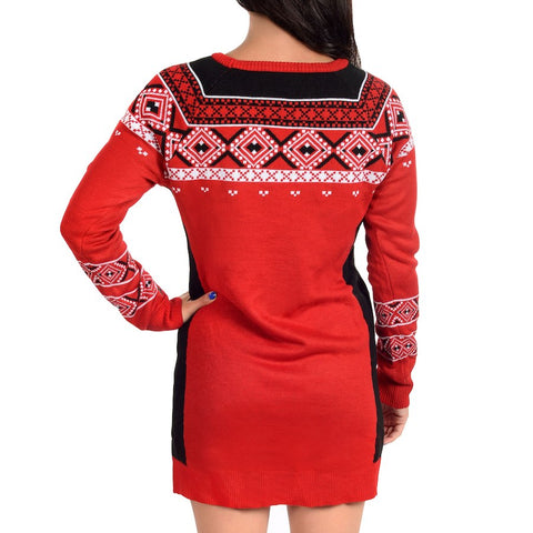 Forever Collectibles NBA Women's Chicago Bulls Big Logo Sweater Dress