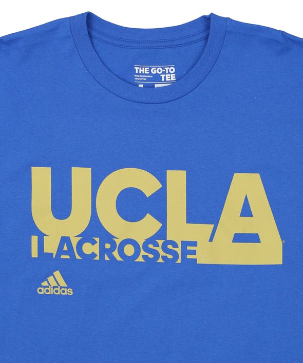 Adidas NCAA Men's UCLA Bruins Lacrosse Go To Tee, Blue, Large