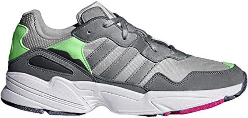 Adidas Originals Men's Yung-96 Sneakers, Grey Two/Grey Three/Pink