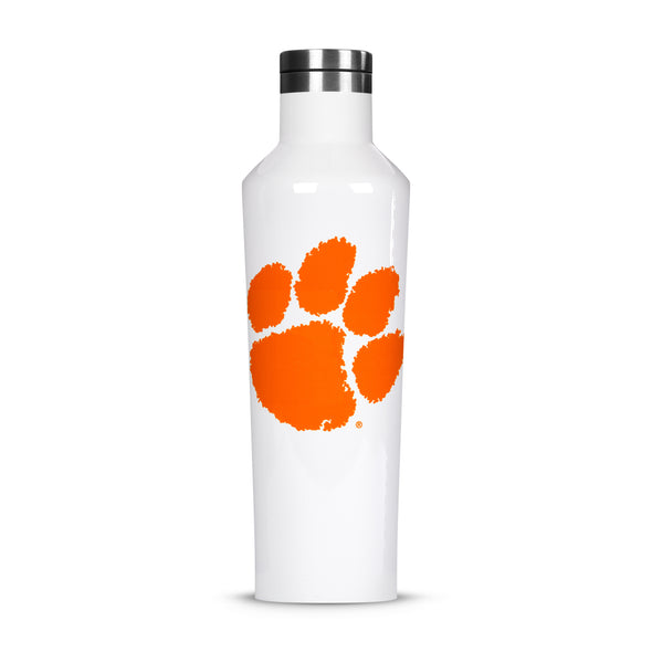 Corkcicle NCAA 16oz Clemson Tigers Big Logo Triple Insulated Stainless Steel Tumbler