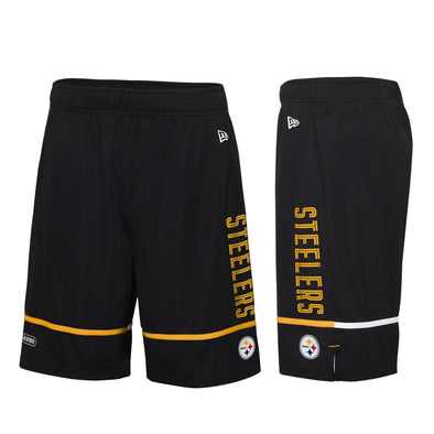New Era NFL Men's Pittsburgh Steelers Rusher Training Shorts