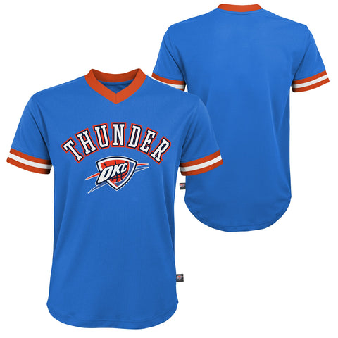 Outerstuff NBA Youth Boys (8-20) Oklahoma City Thunder Tackle Twill Mesh Top