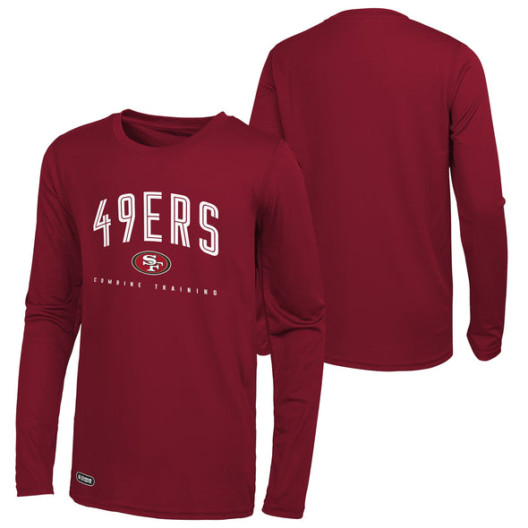 Outerstuff NFL Men's San Francisco 49ers Up Field Performance T-Shirt Top