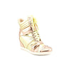 Boutique 9 Nevan 1 Women's Fashion Lace Up Wedge Sneakers Shoes - Gold