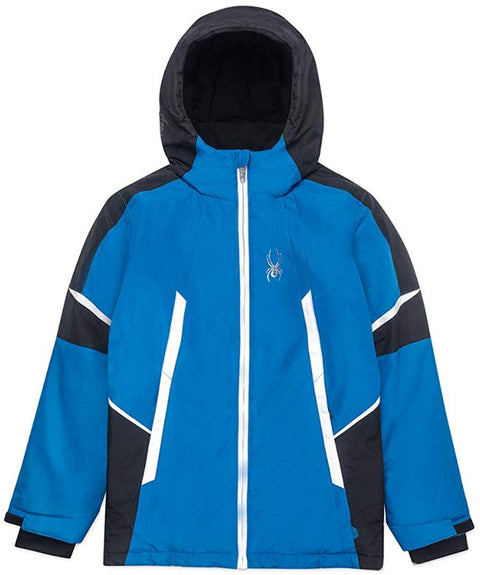 Spyder Little Kid's Boys Big City to Slope Full Zip Hooded Jacket, Color Options