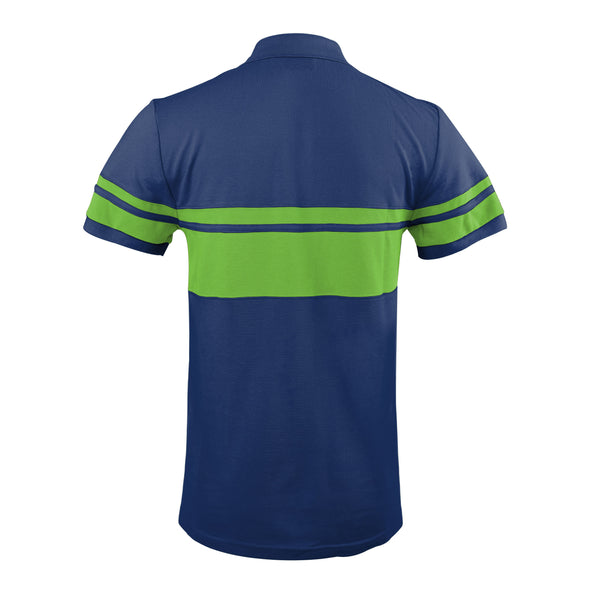 FOCO Men's NFL Seattle Seahawks Stripe Polo Shirt