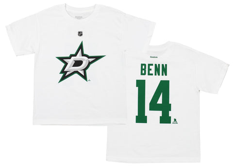 Reebok NHL Youth Dallas Stars JAMIE BENN #14 Player Graphic Tee