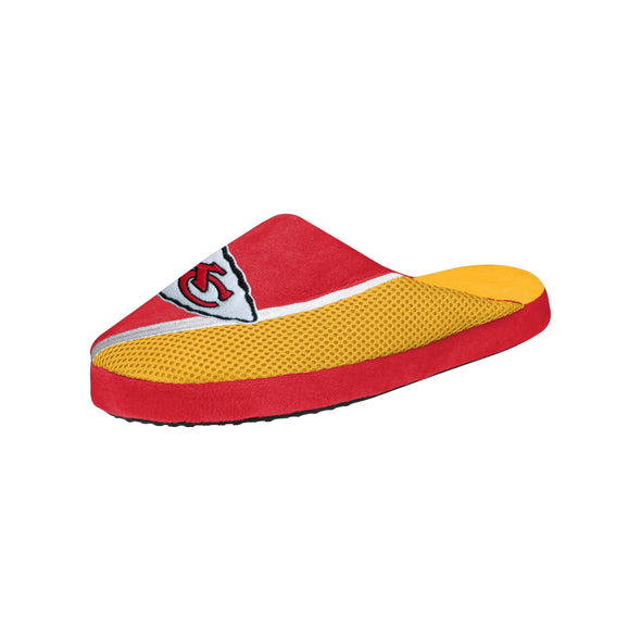 FOCO NFL Men's NFL Kansas City Chiefs 2022 Big Logo Color Edge Slippers