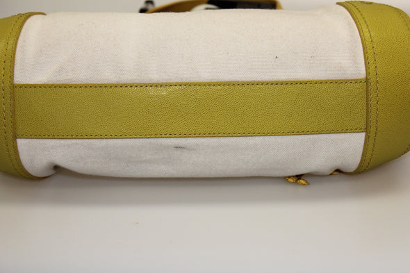 Cole Haan Jitney Flower Canvas Tote Purse Bag