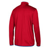 Adidas NCAA Men's Kansas Jayhawks Climalite Quarter Zip Pullover, Red