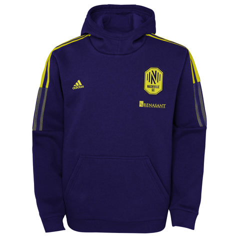 adidas Nashville SC MLS Kids (4-7) Anthem Travel Hoodie, Blue