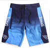 KLEW NFL Men's Tennessee Titans Gradient Board Shorts