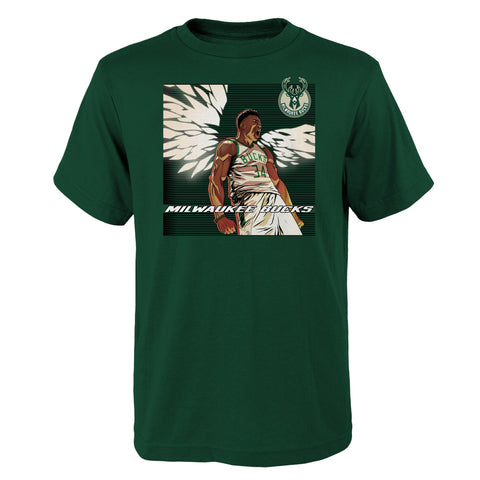 Outerstuff Youth NBA Giannis Antetokounmpo Milwaukee Bucks T-Shirt