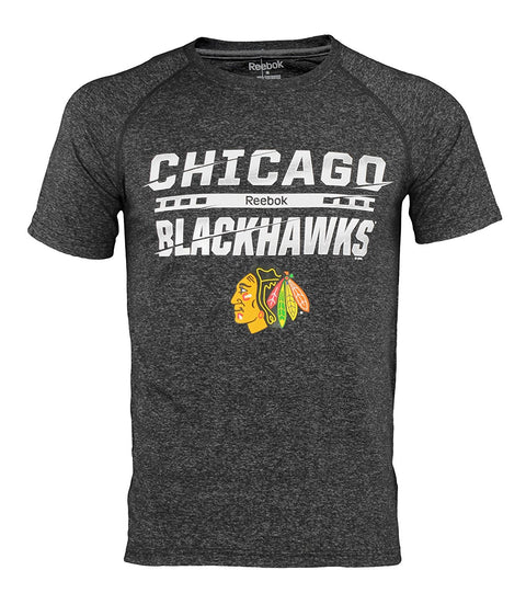 Reebok NHL Men's Chicago Blackhawks Face Off Slash Ultimate Tee
