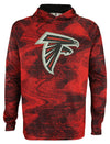 Zubaz NFL Atlanta Falcons Men's Static Body  French Terry Hoodie