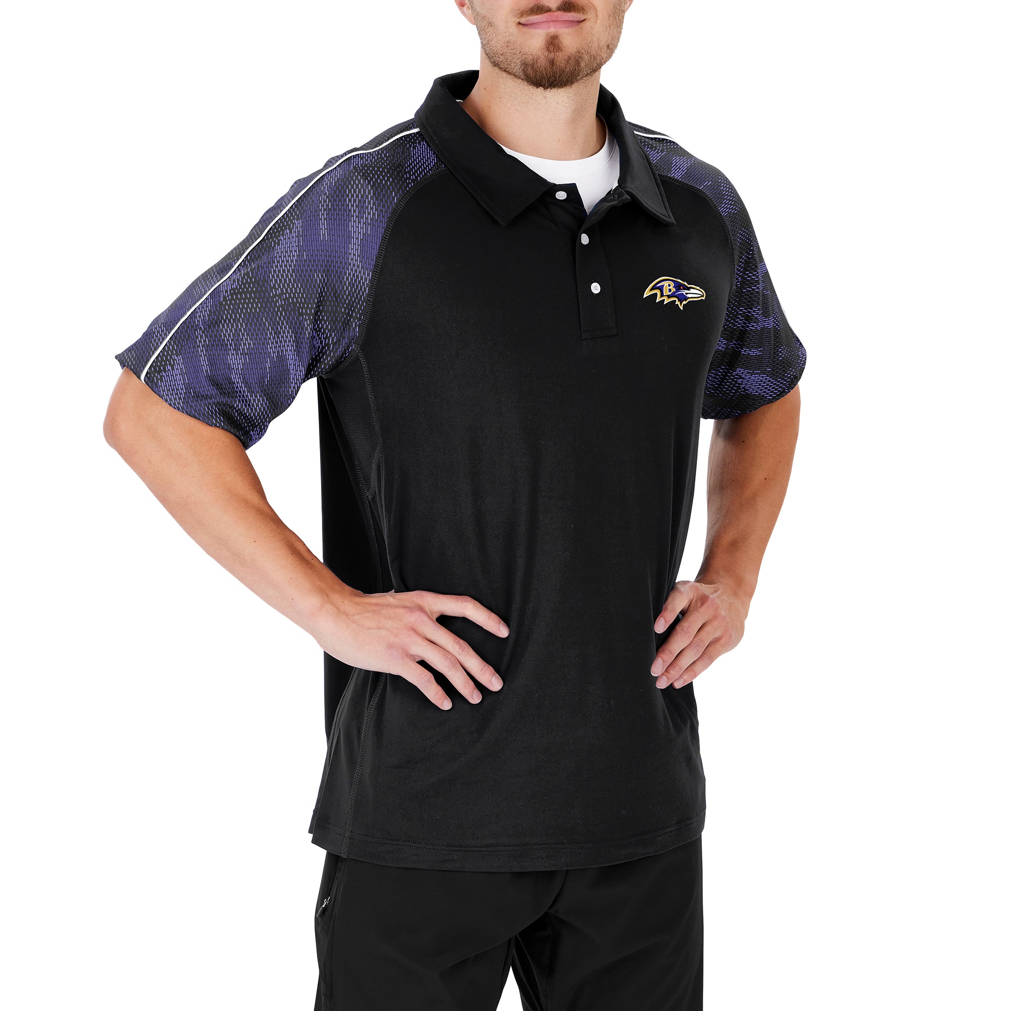 The baltimore ravens nfl all over print polo shirt