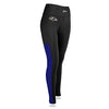 Zubaz NFL Women’s Baltimore Ravens Solid Color Team Logo Leggings
