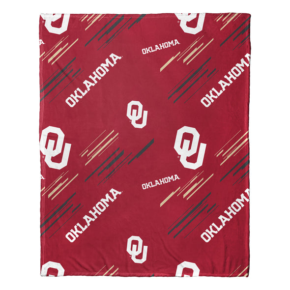 Northwest NCAA Oklahoma Sooners Pillow & Silk Touch Throw Blanket Set