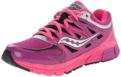 Saucony Kids Zealot Sneaker Shoe Magenta Black Fanletic