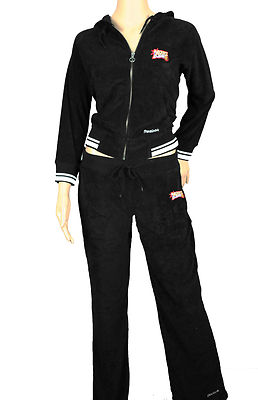 Ladies Terry Cloth NBA Jog Suit t by Reebok, 76ers Grizzlies Hornets S-XL