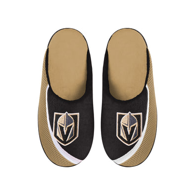 FOCO NHL Men's Vegas Golden Knights 2022 Big Logo Color Edge Slippers