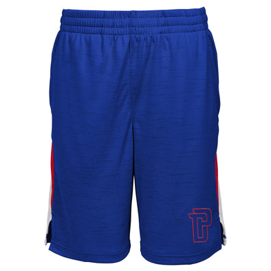 Outerstuff Detroit Pistons NBA Boys Youth (8-20) Content Performance Shorts, Blue